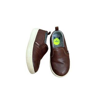 Carters Brown Slide On Shoes